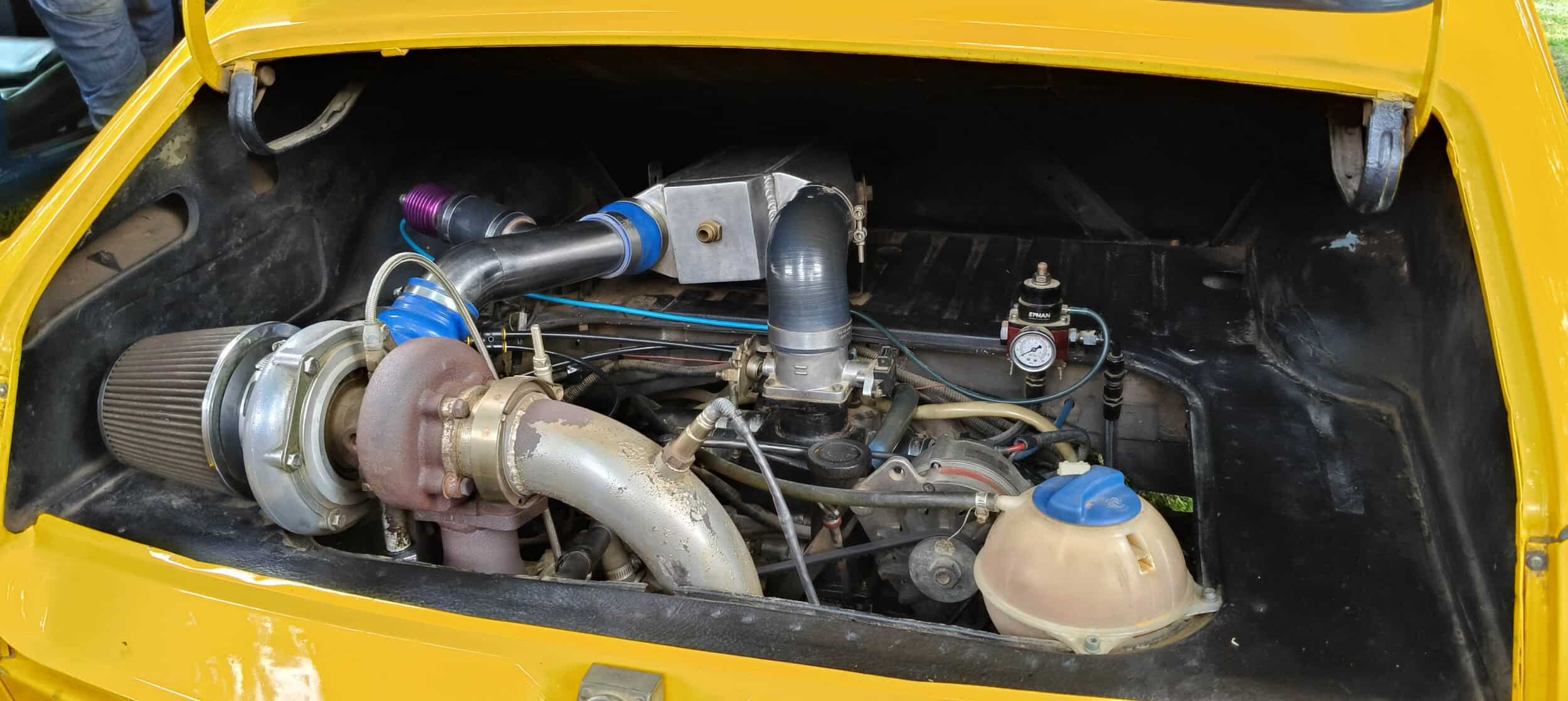 A modified VW Fastback