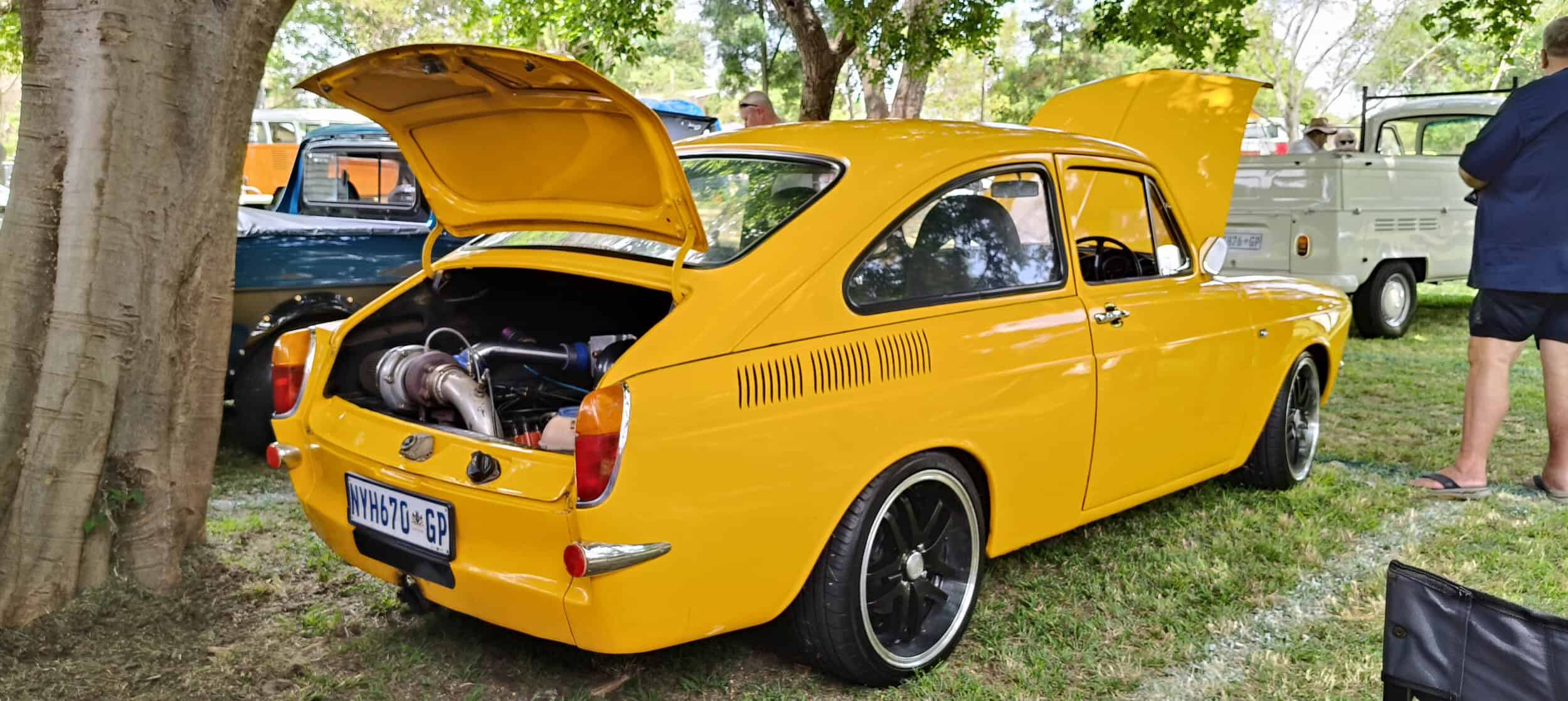 A modified VW Fastback