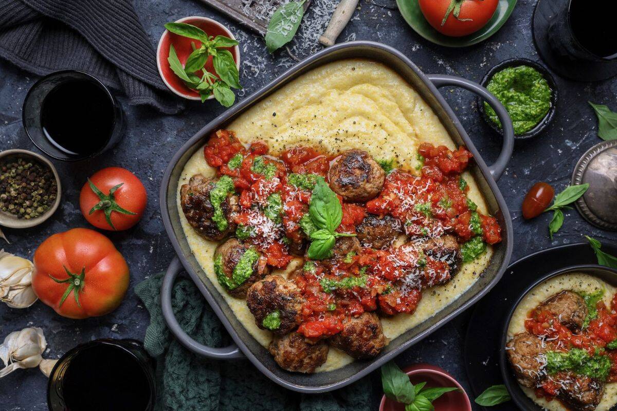 Pork meatballs