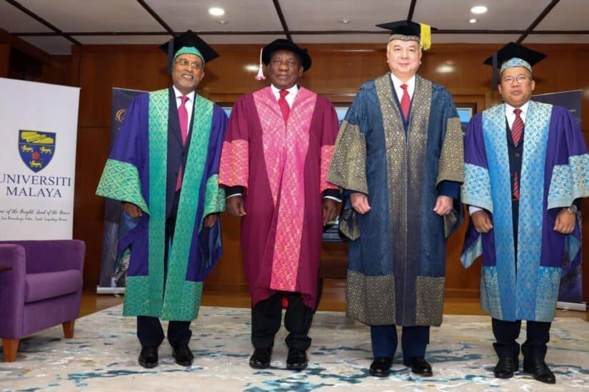 Malaysia confers honorary doctorate President Cyril Ramaphosa