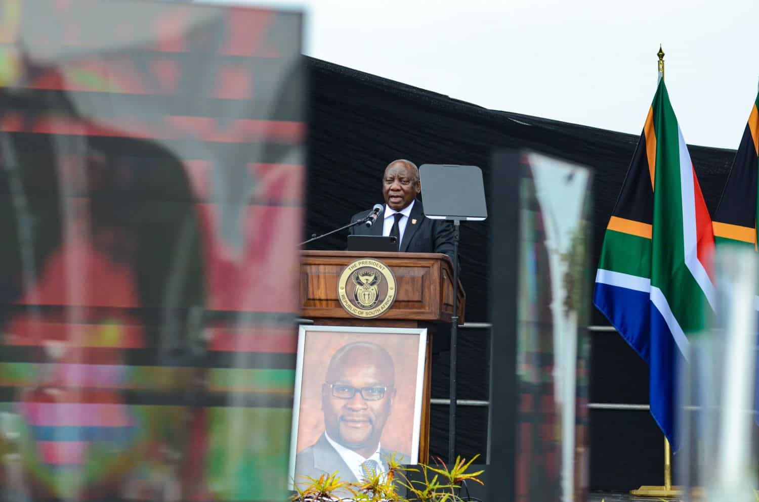 Ramaphosa Nathi Mthethwa funeral