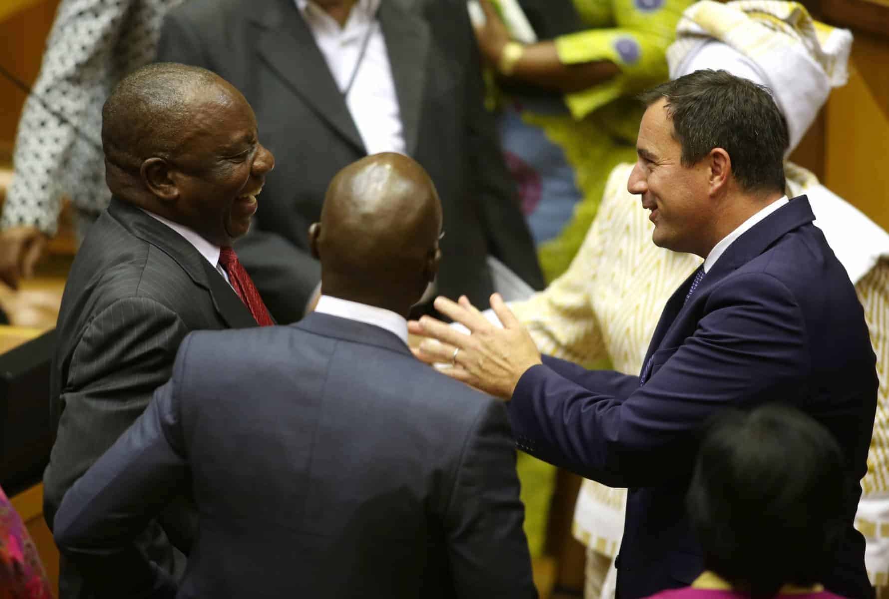 Ramaphosa Steenhuisen DA GNU