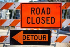 Road closures