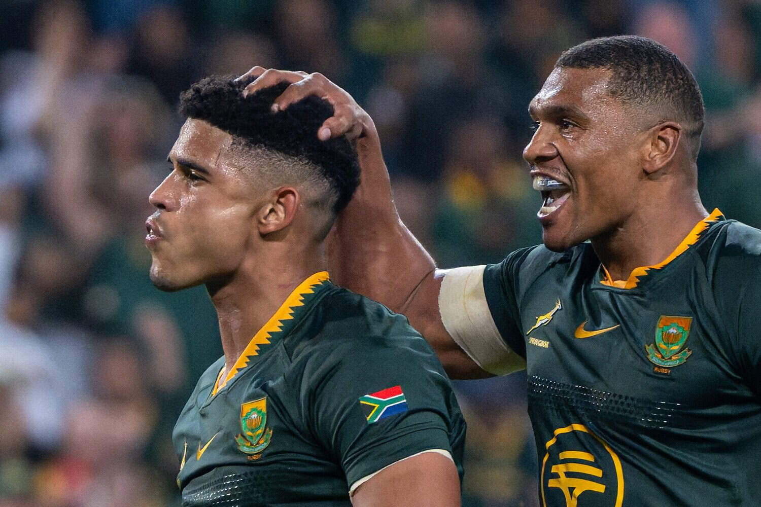 Sacha Feinberg-Mngomezulu and Damian Willemse