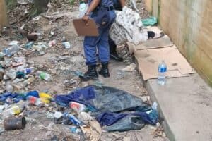 Southport police at the scene.