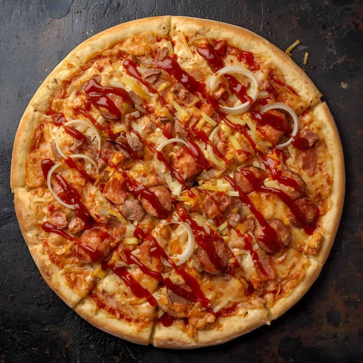 Braai Meat pizza