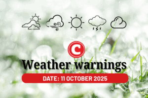 Weather forecast 11 October 2025