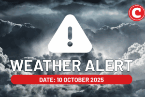 Weather forecast 10 October 2025