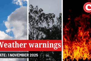 Weather forecast 1 November 2025