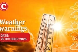 Weather forecast 25 October 2025