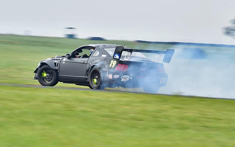 Mustang at Drift event