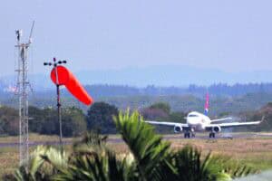 Airlink jet on the runway at Richards Bay Airport