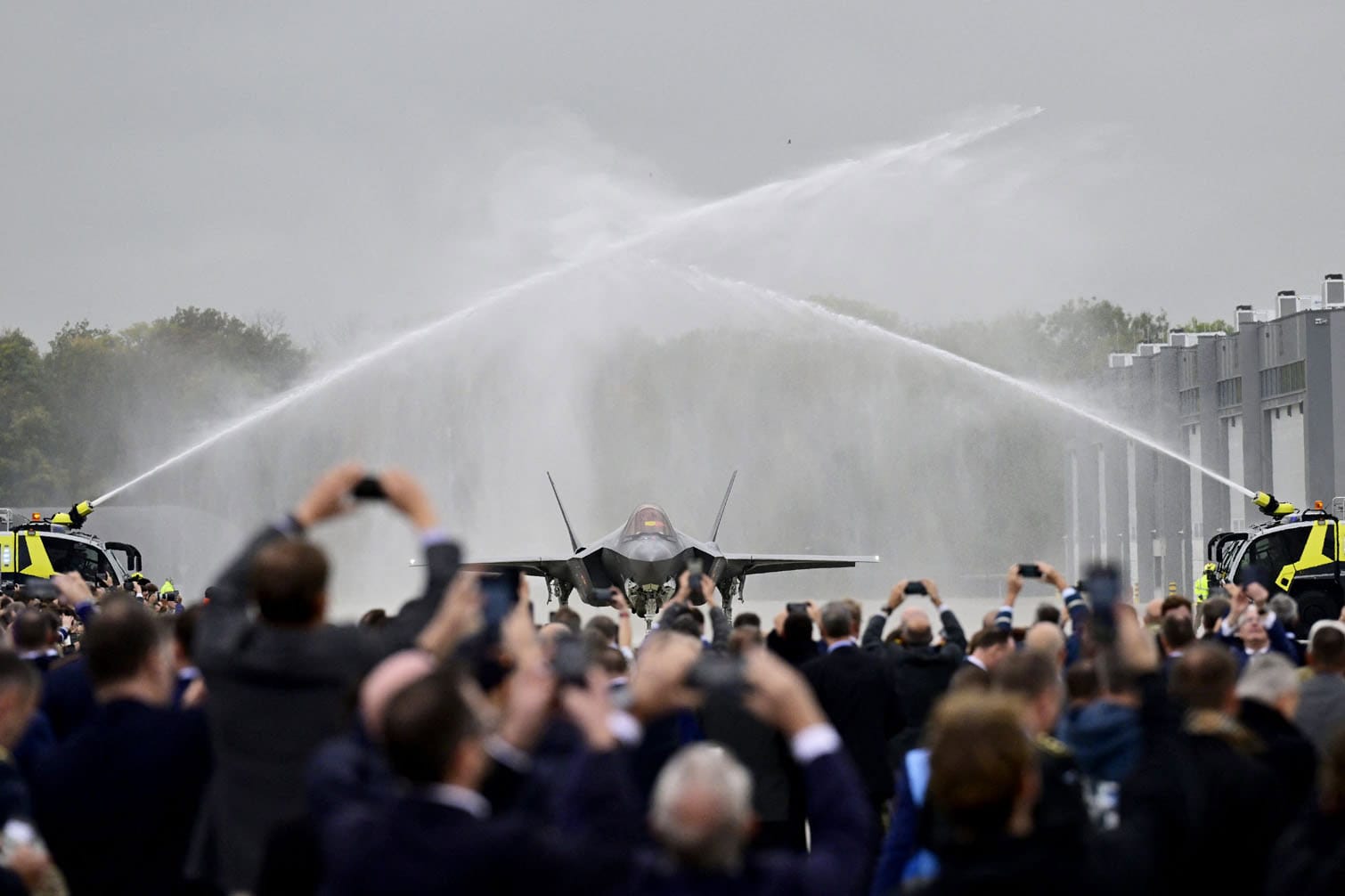 A Belgium's newly purchased Lockheed Martin F-35 Lightning II fighter jet