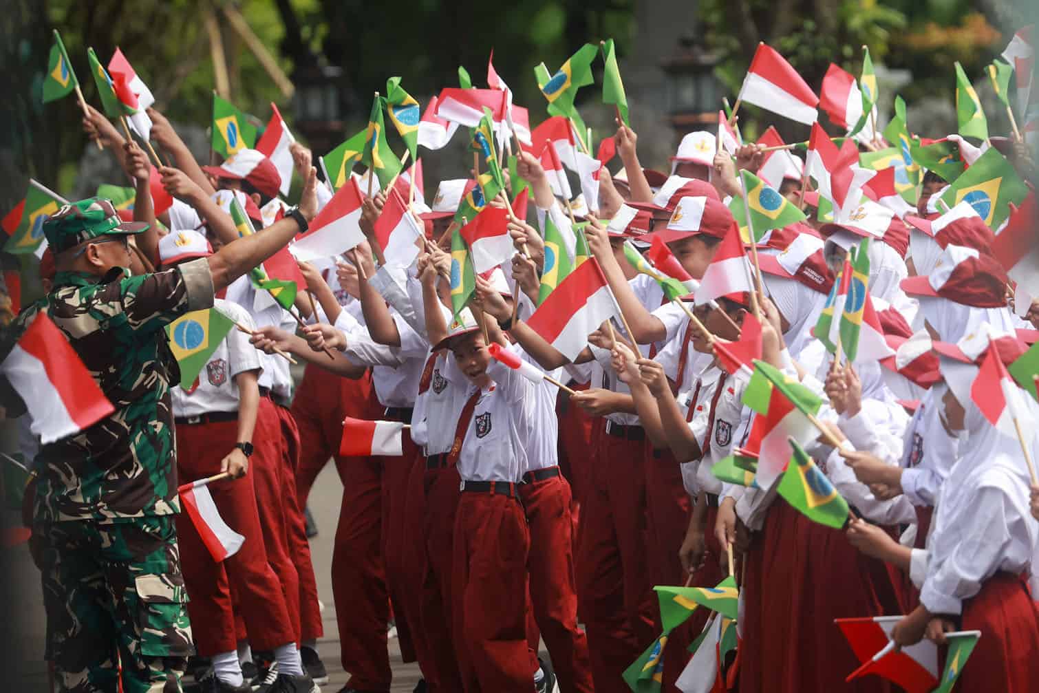 Brazil's President Lula visits Indonesia