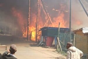 Fire in Qolweni
