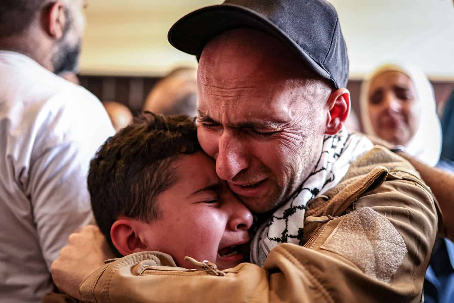 One of the Palestinian prisoners