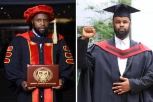 Dr Mandla Ncinitwa and Rapper Kid X