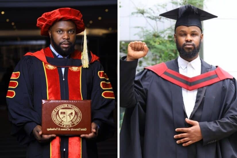 Dr Mandla Ncinitwa and Rapper Kid X