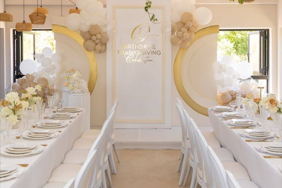 LaConco's 34th birthday and thanksgiving ceremony décor. Picture: Instagram/@_laconco