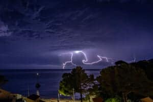 Thunderstorm in Mallorca