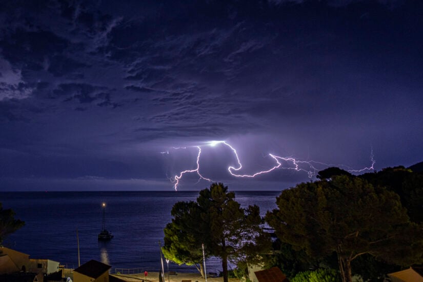 Thunderstorm in Mallorca