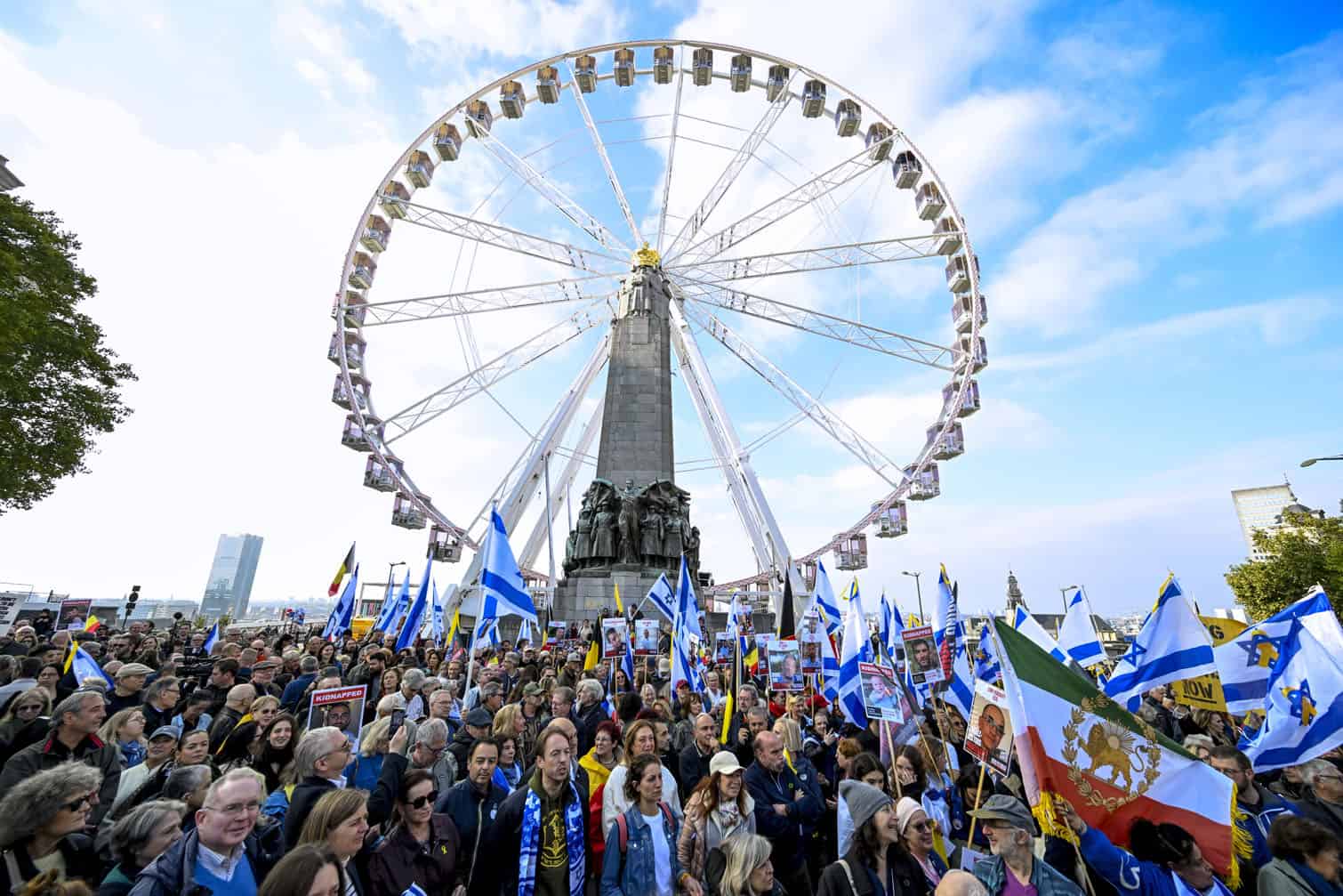 National march in Brussels to honour October 7 massacre victims and condemn antisemitism