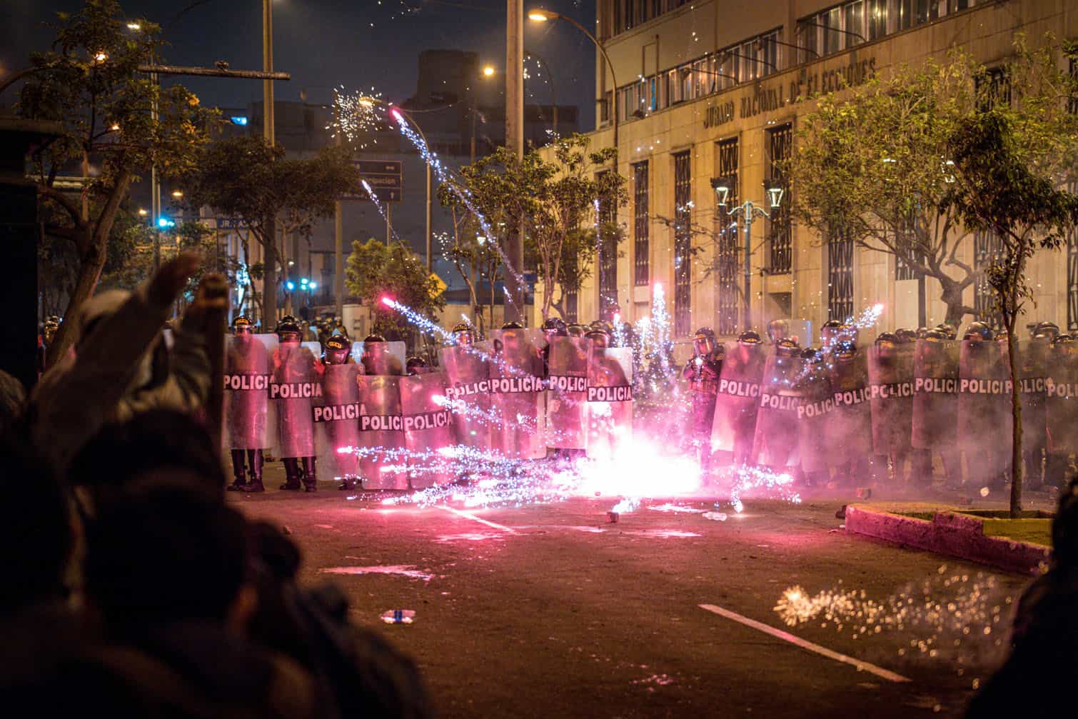 Anti-government protest in Peru