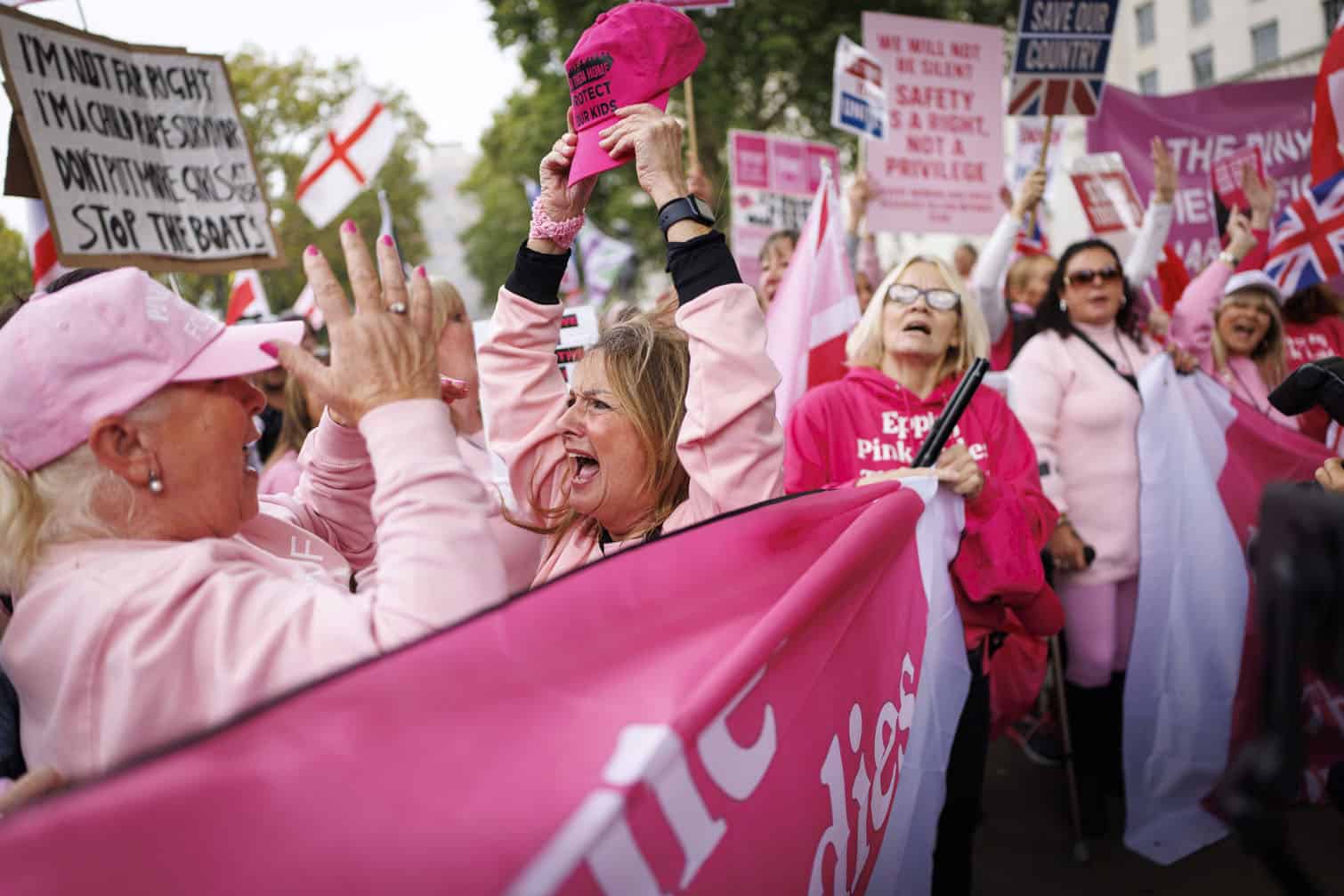 Pink Ladies, Women Against the Far Right face off over migration