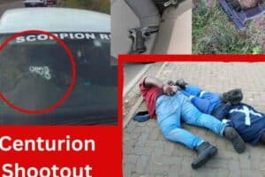 Eight suspected robbers were arrested after a shootout in Centurion.