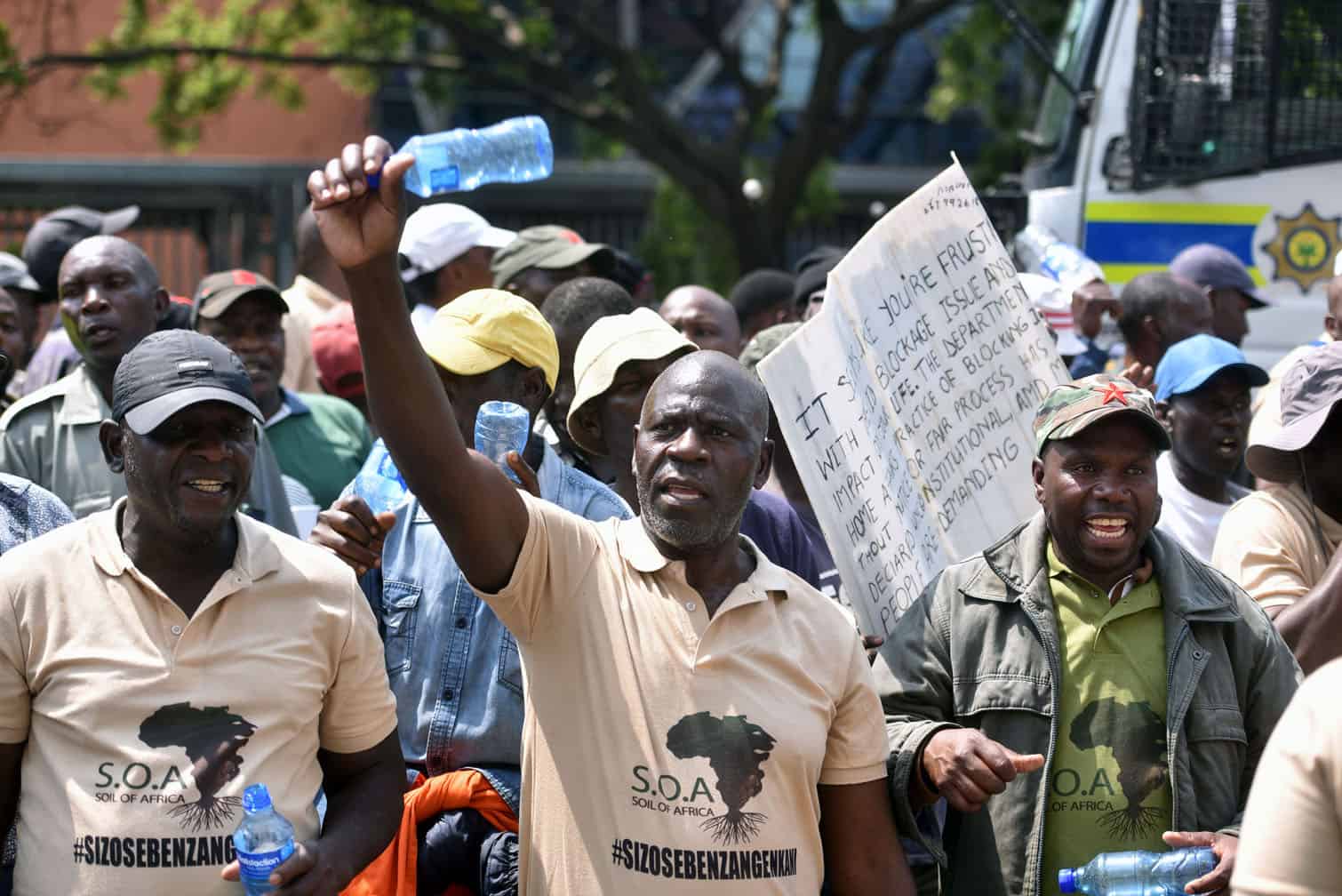 South Africa home affairs protest