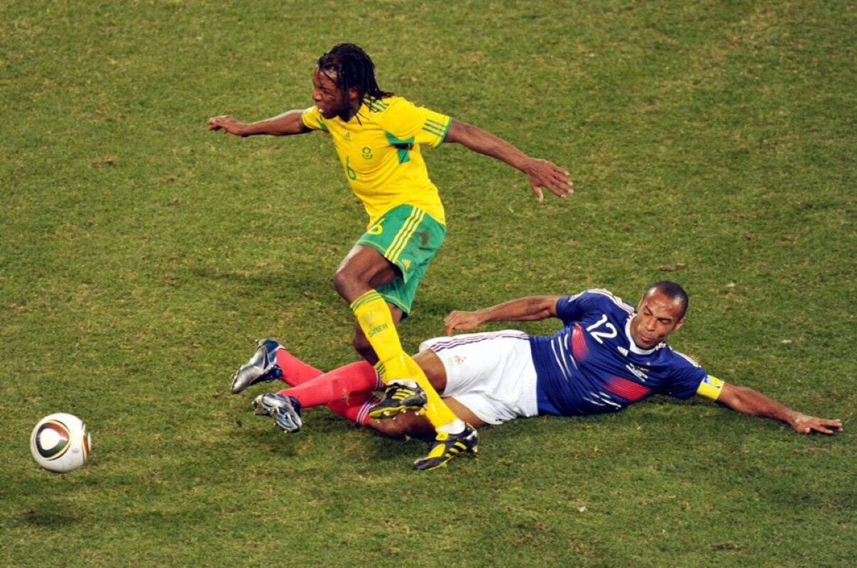 Thierry Henry France Bafana Bafana 2010 world cup match