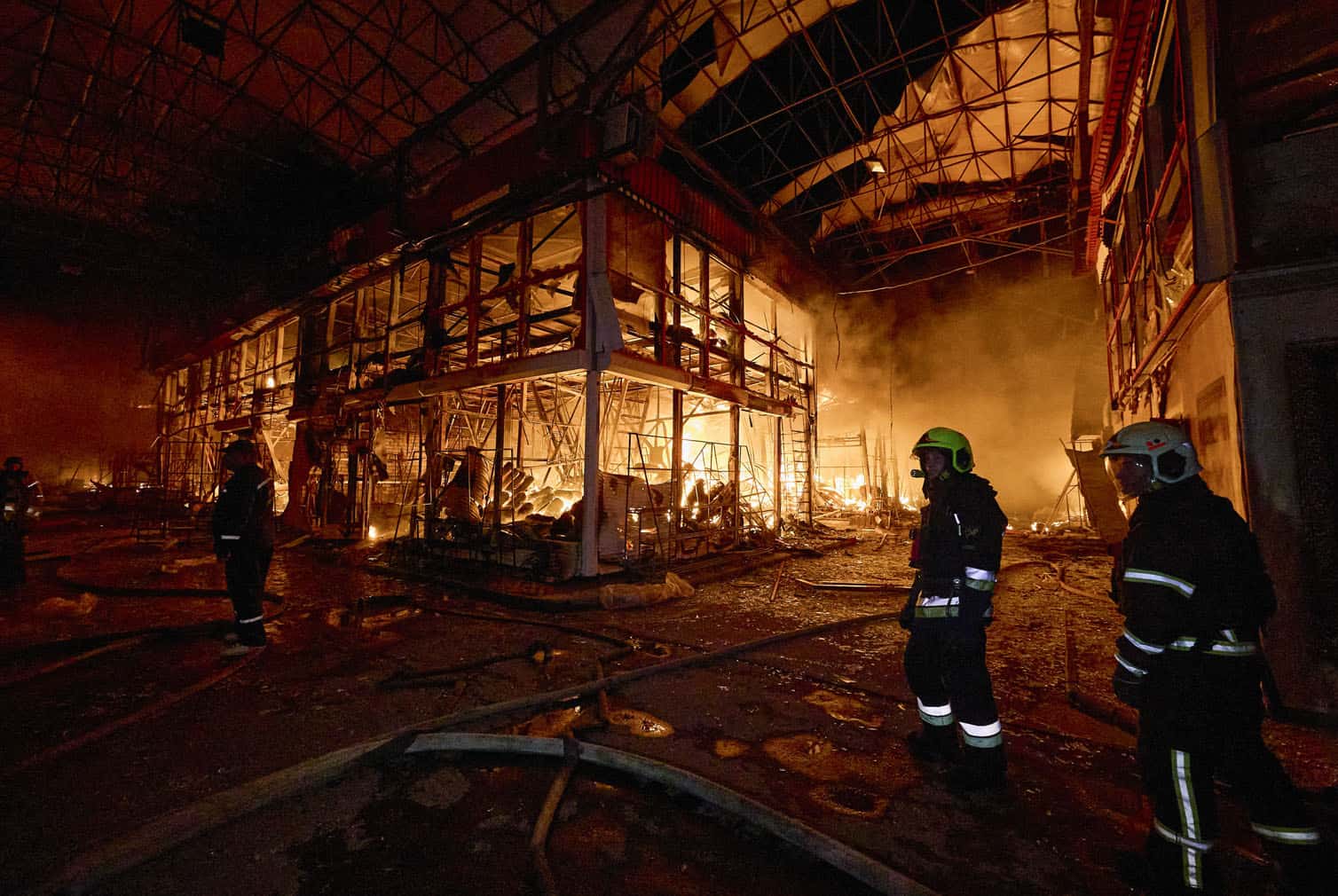 Several people injured after Russian strikes hit Ukraine's Kharkiv