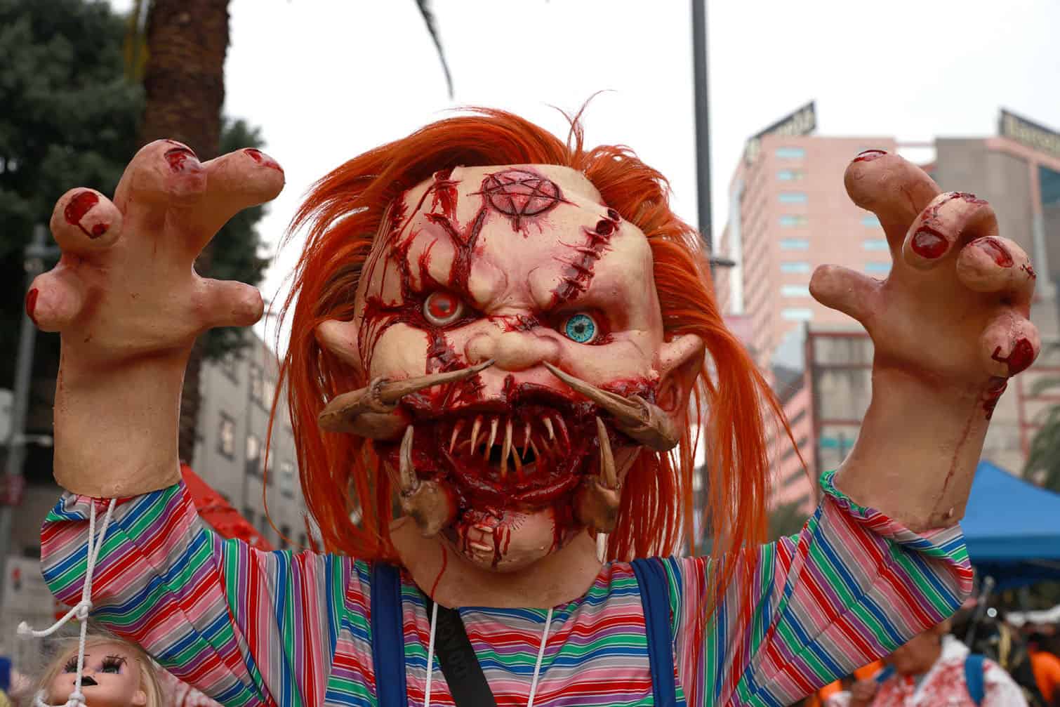 Zombie Walk parade in Mexico City