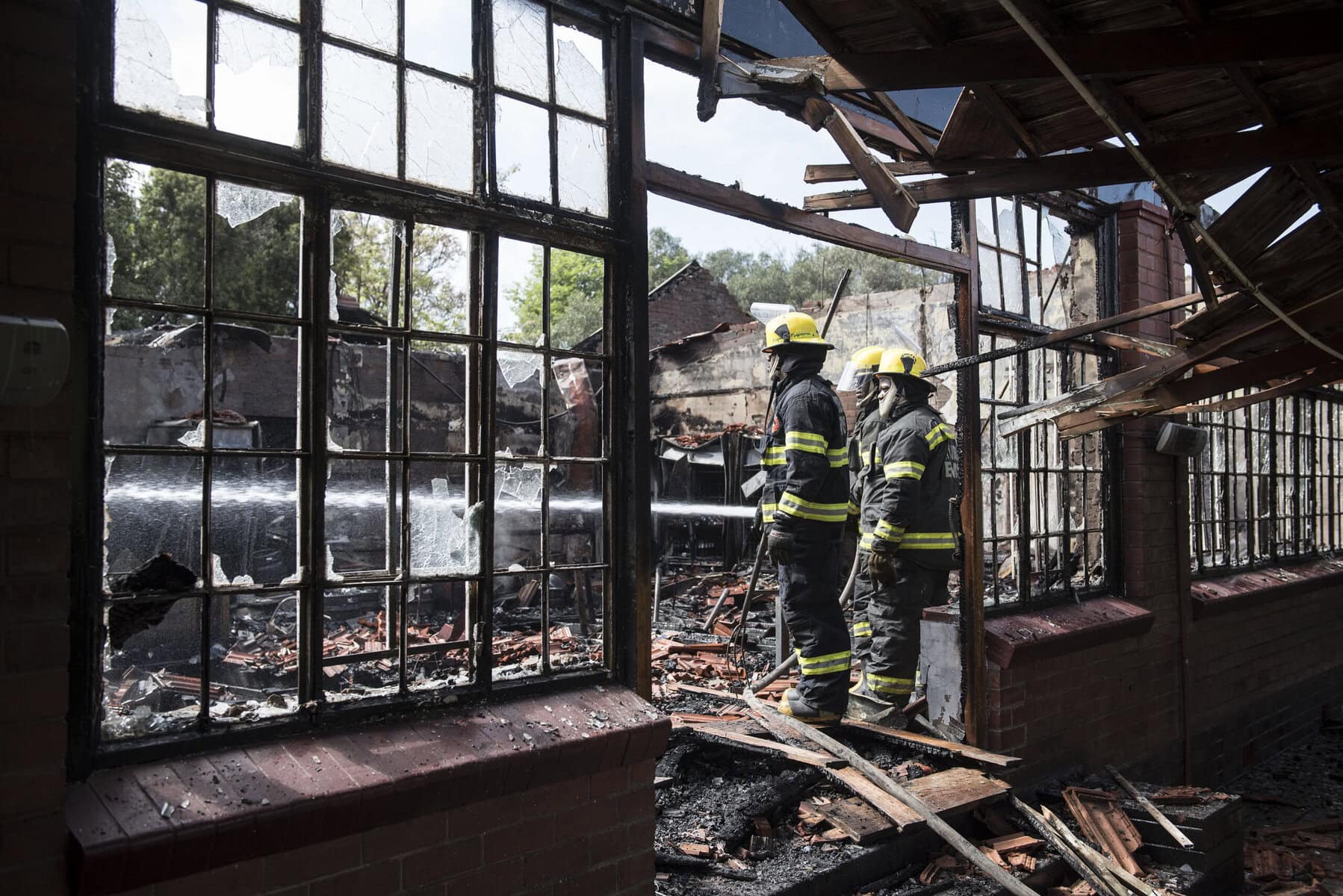Zoo Lake Bowls Club fire