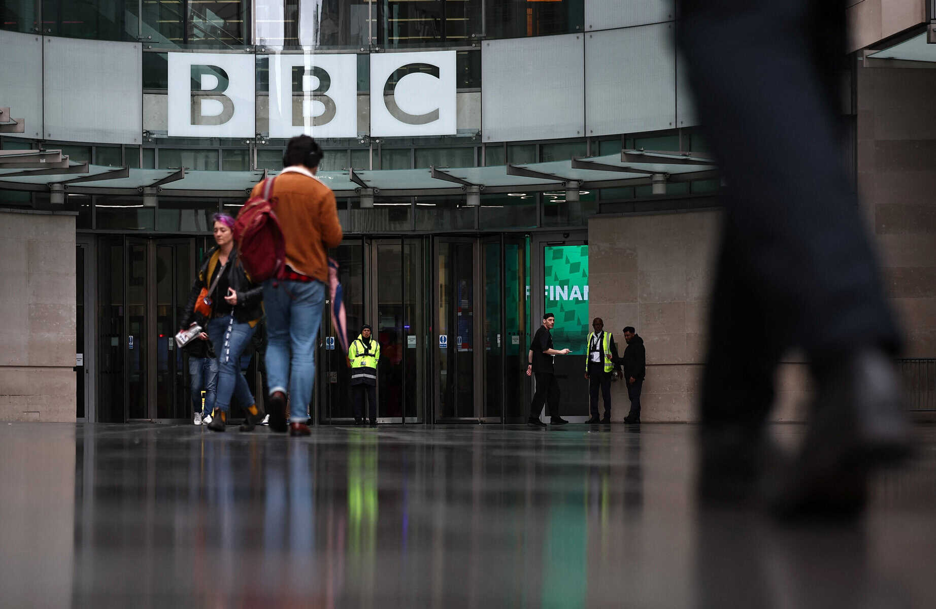 BBC expected to apologise over Trump row after two chiefs resign