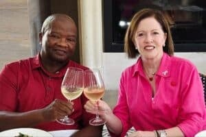 Bantu Holomisa and Carolyn Steyn