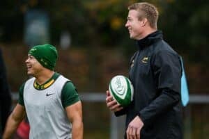 Cheslin Kolbe and Pieter-Steph du Toit