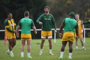 Eben Etzebeth and Bok players