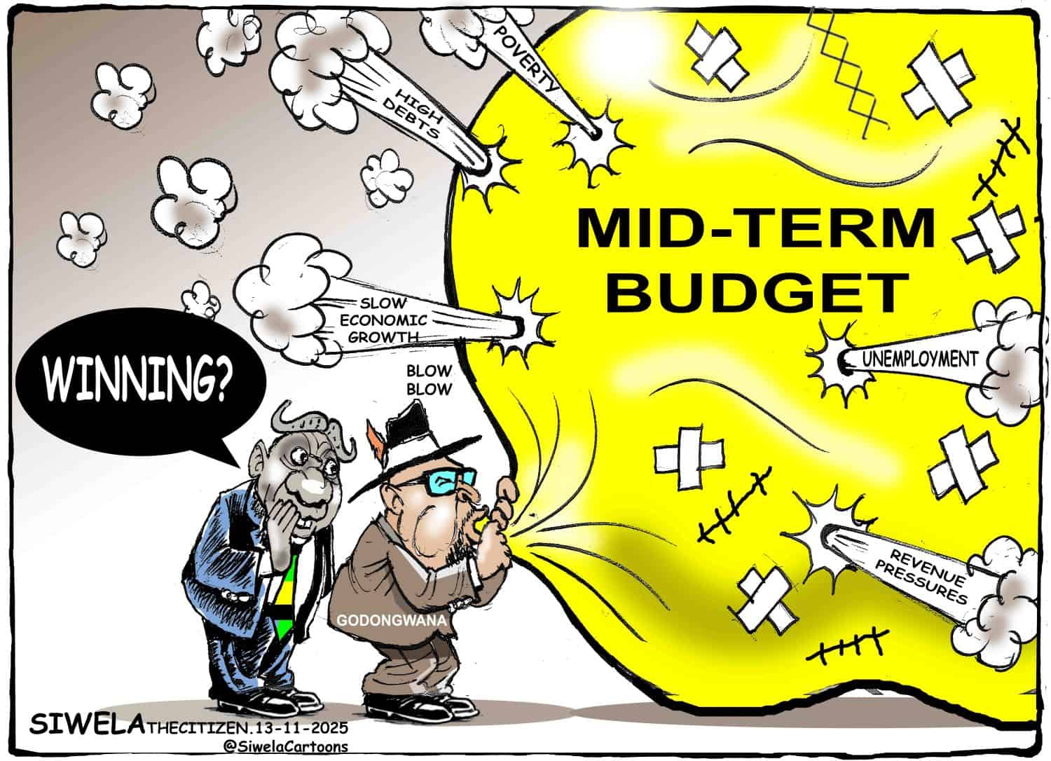 Cartoon budget Enoch Godongwana