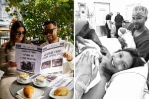 Chad Saaiman and his wife, Savanah