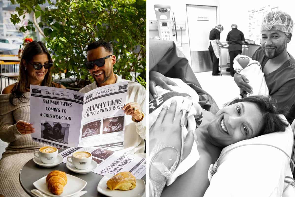 Chad Saaiman and his wife, Savanah