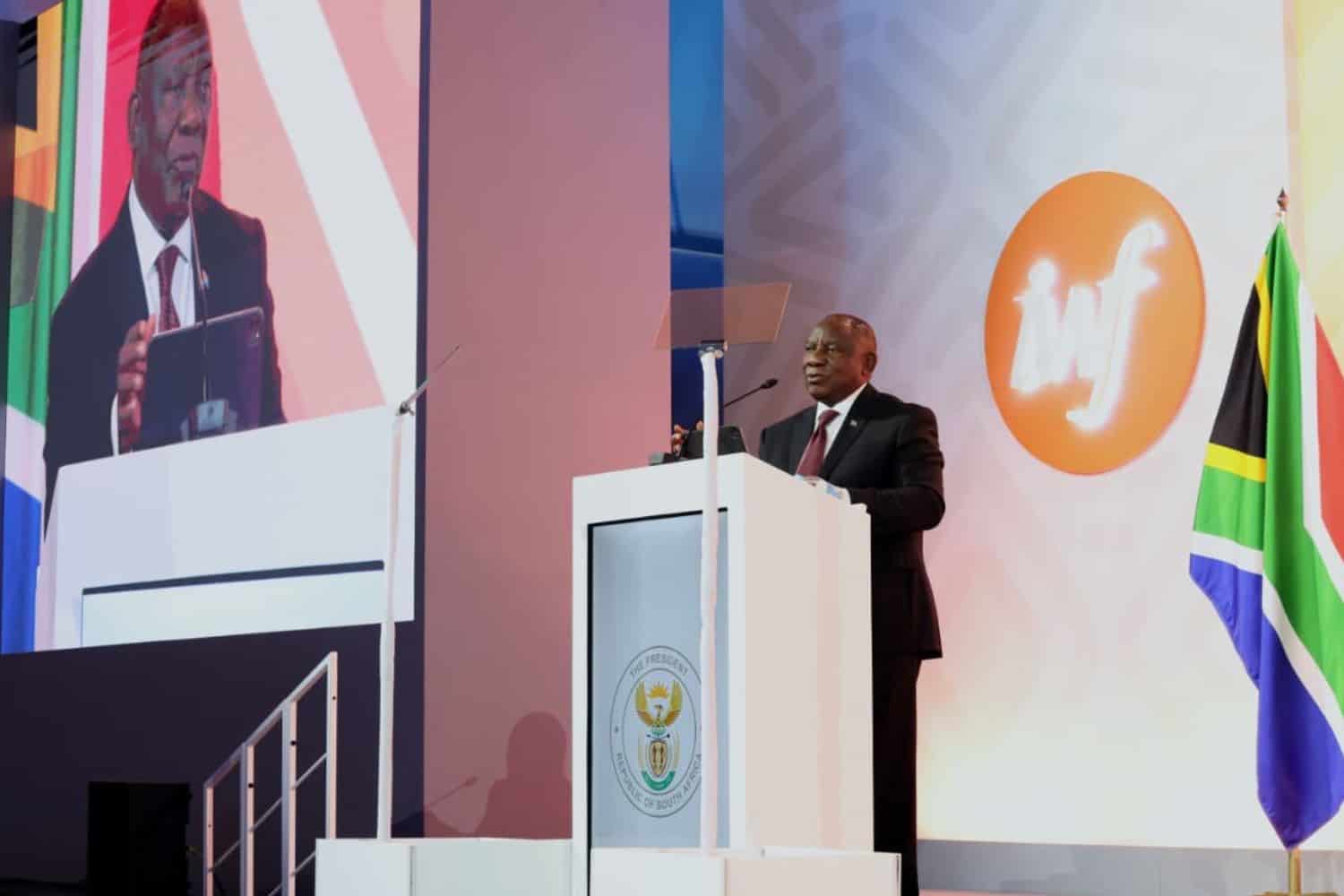 ‘When women rise, societies rise with them’, Ramaphosa says.