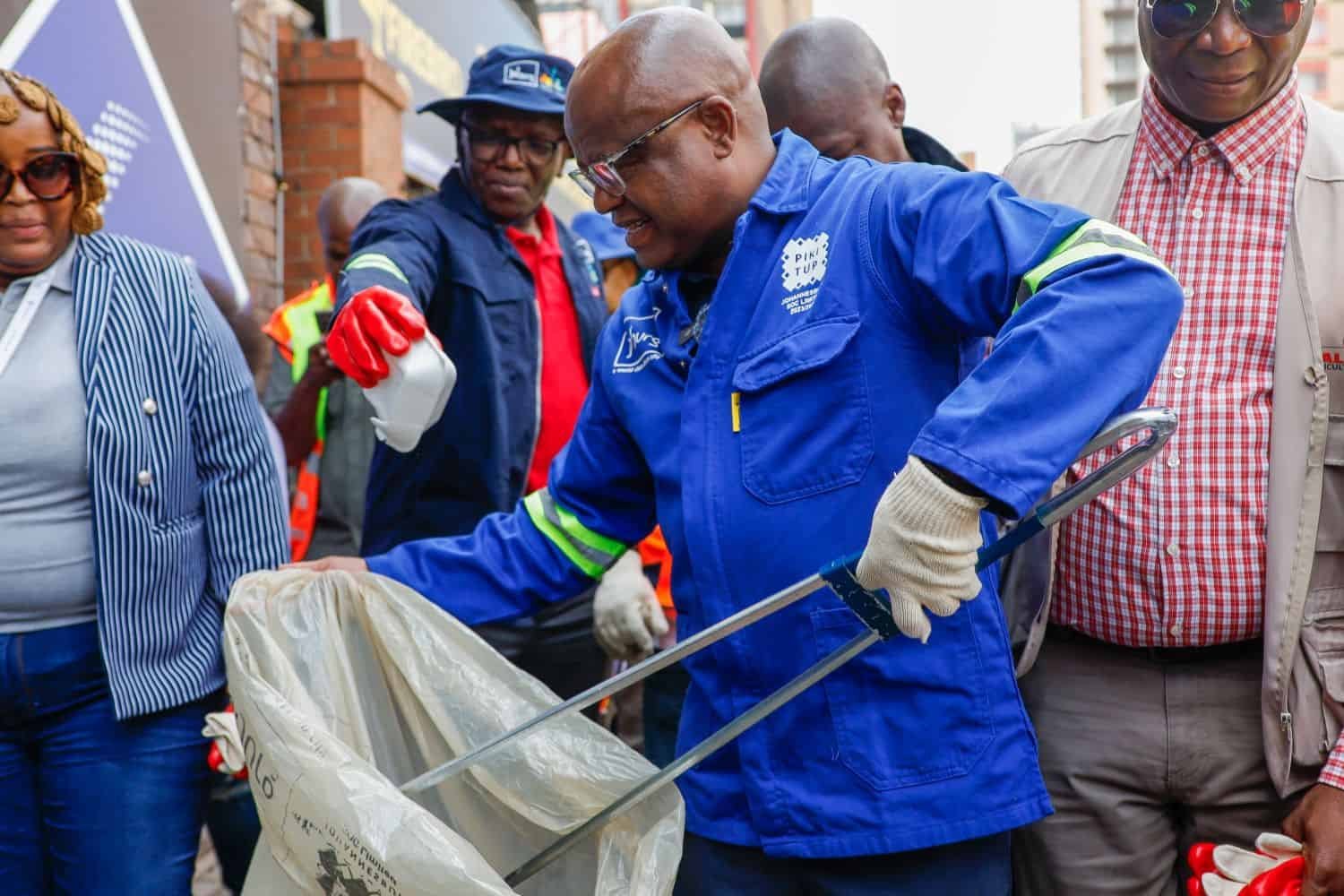 Joburg Mayor Dada Morero clean city G20