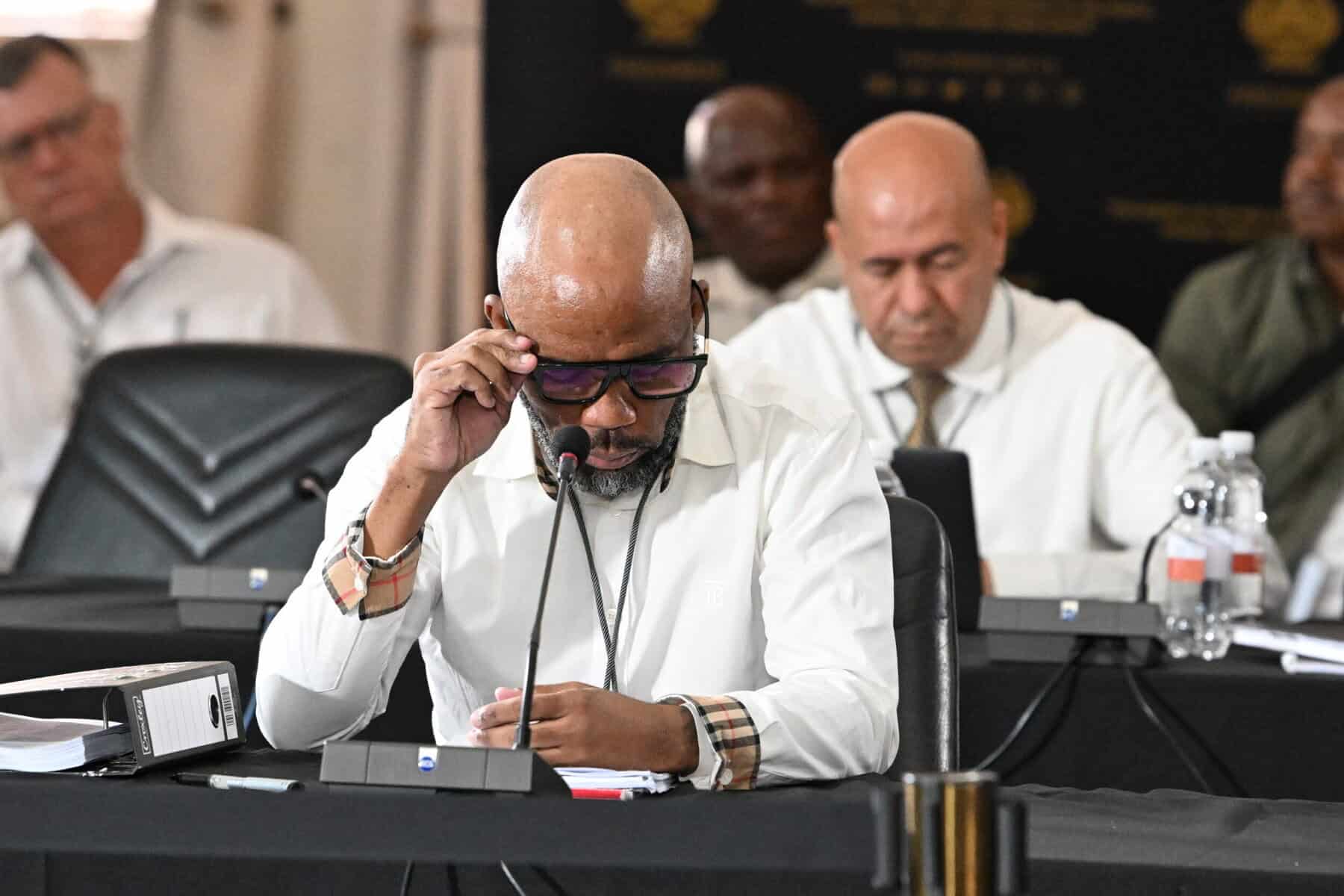 Vusimuzi 'Cat' Matlala leaves the Parliamentary Ad Hoc Committee inquiry at Kgosi Mampuru Correctional Facility on November 26, 2025, in Pretoria, South Africa. Picture Gallo Images/Lefty Shivambu