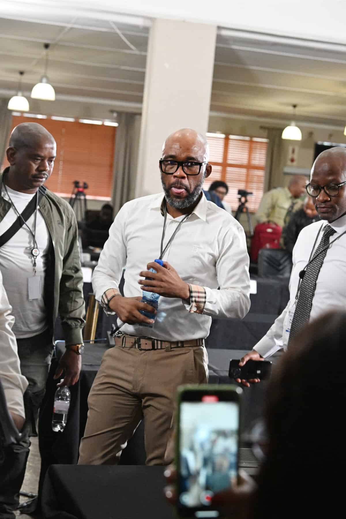 Vusimuzi 'Cat' Matlala leaves the Parliamentary Ad Hoc Committee inquiry at Kgosi Mampuru Correctional Facility on November 26, 2025, in Pretoria, South Africa. Picture Gallo Images/Lefty Shivambu