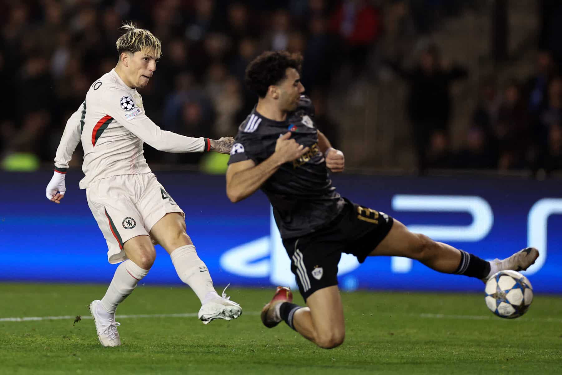 Garnacho equaliser saves Chelsea in Qarabag draw