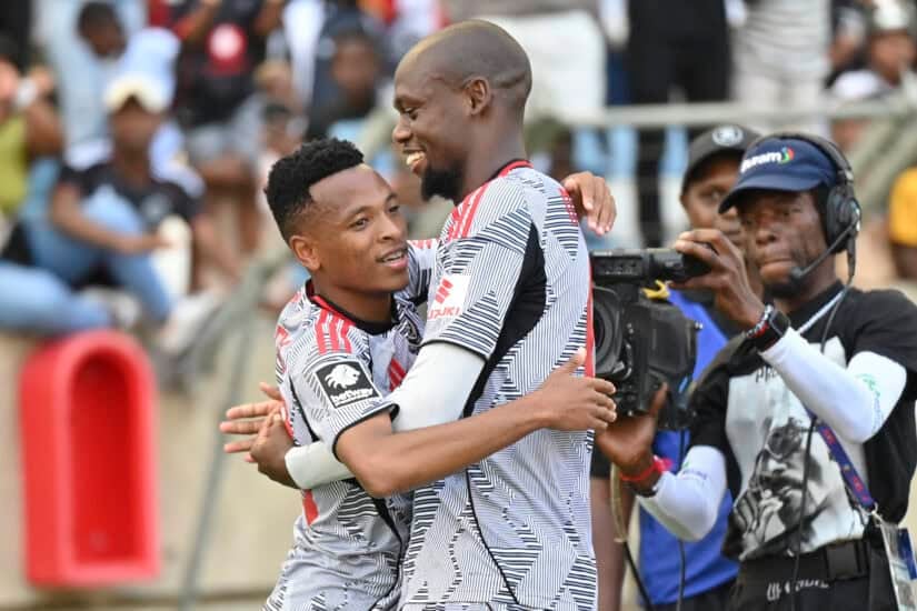 Pirates down 10-man Durban City to move top of the log
