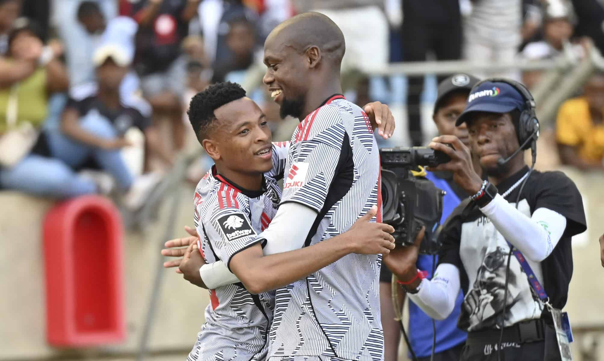 Pirates down 10-man Durban City to move top of the log