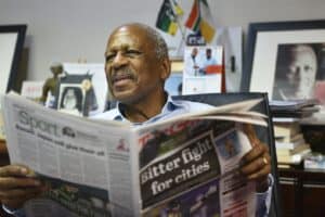 Mathews Phosa reading The Citizen