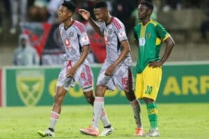 Mbuthuma brace fires Orlando Pirates to second